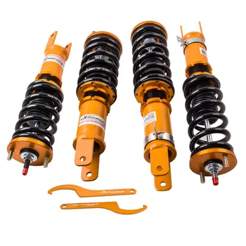 

free shipping 24 Level Adj. Coilovers Suspension For Honda S2000 Roadster AP1 AP2 00-09 Shock Absorbers Coilover Spring Strut