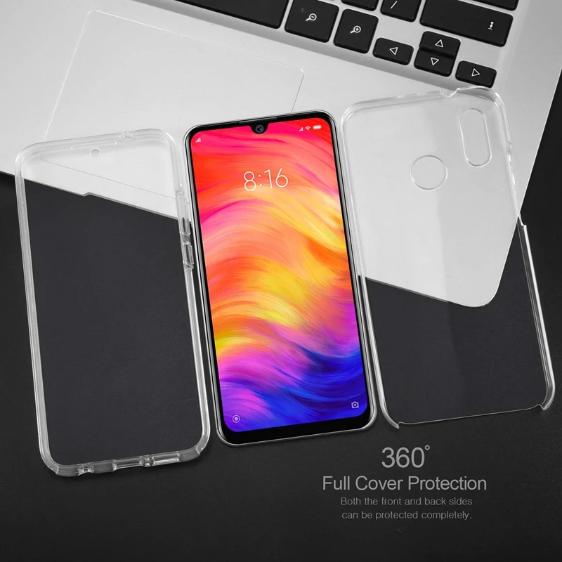 Новинка 360 градусов прозрачный полная защита Мягкий ТПУ чехол для Xiaomi Mi A1 A2 A3 9T Redmi