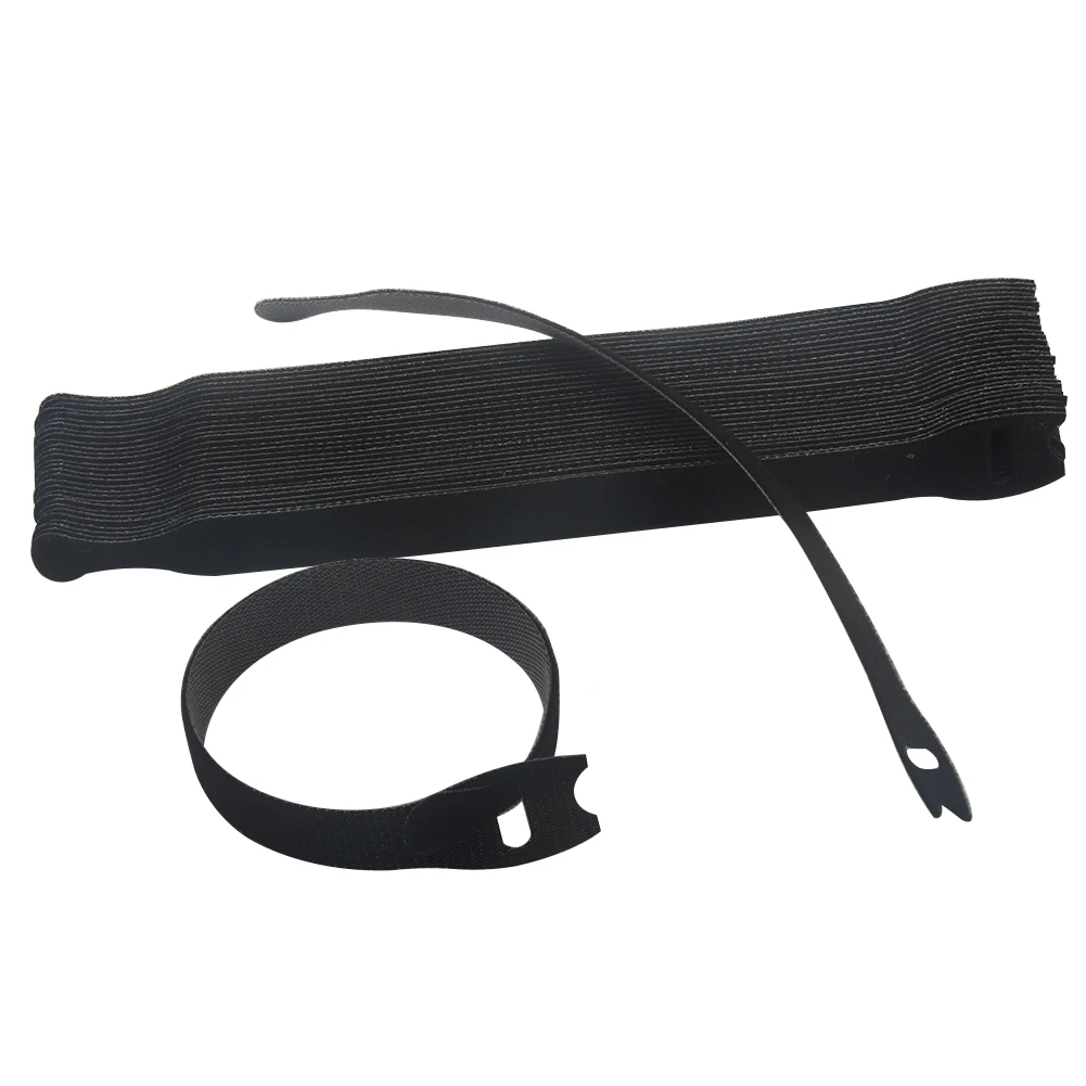 

30 Pcs Stick Straps Magic Sticker Cable Ties Loop Cable Hook Loop Fastener Nylon Reusable Cable Management Back To Back