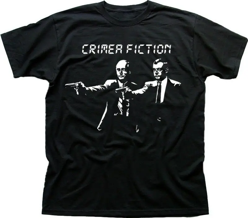 

CRIMEA PULP FICTION PUTIN RUSSIA UKRAINE SOVIET dissident printed t-shirt 9592 2019 fashion t shirt Summer Men'S fashion Tee