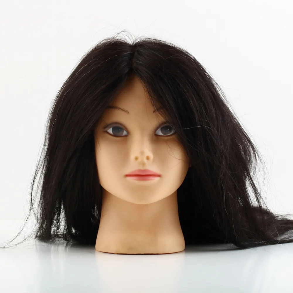 Mannequin Head Synthetic Display Heads Hairdressing Human Hair Wig