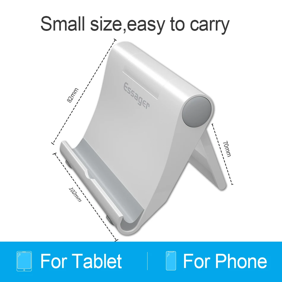 Настольный держатель для телефона Essager для iPhone, huawei mate 20 Lite, Xiaomi Mi, 9 t, смартфона, iPad, планшетов, настольная подставка, держатель для мобильного телефона