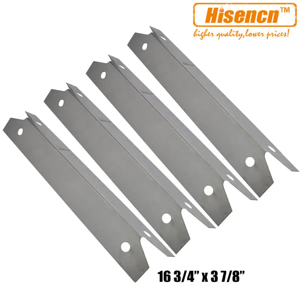 Hisencn 16.8 inch 97311 4pcs Barbecue Parts BBQ Gas Grill SS Heat Plate