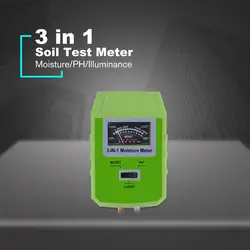 3 в 1 почвы водонепроницаемый свет анализованный тестовый метр PH тестовый er детектор растение цветок измерители PH для сада/фермы/газона
