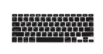 

New Silicone Arabic Letter Keyboard Cover For Macbook Air Pro Retina 13 15 17 Protector for Mac book keyboard Arabic US