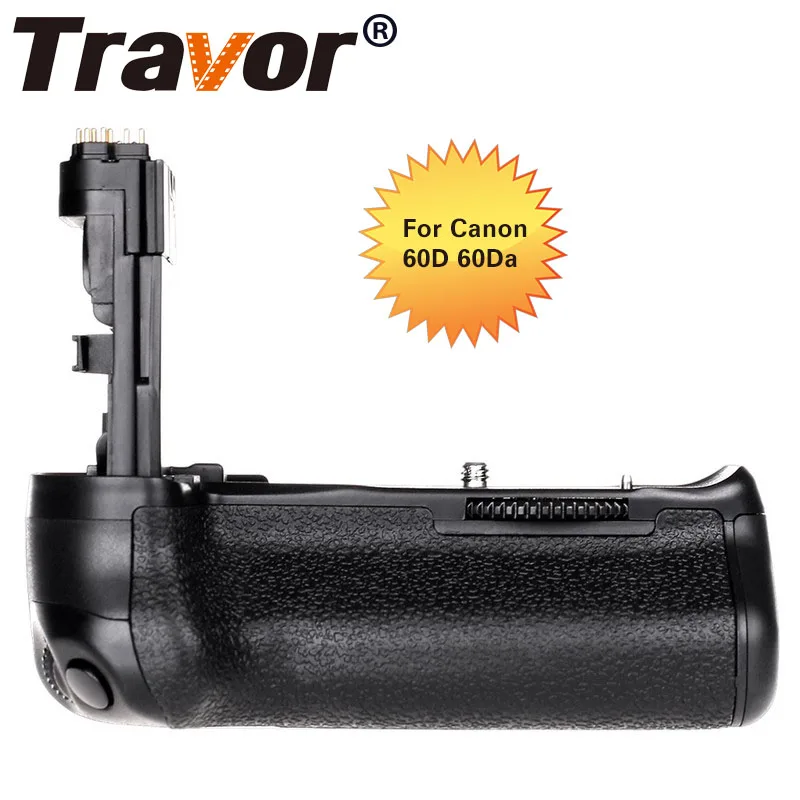 Travor Профессиональная многофункциональная Батарейная ручка для камеры CANON EOS 60D 60Da DSLR как BG-E9