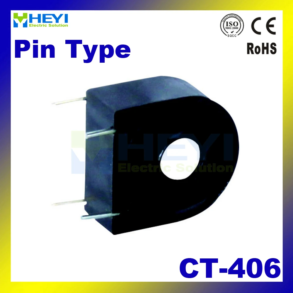 PCB трансформатор тока s CT-406 размер окна 7,1 мм микро прецизионный трансформатор тока для электрических измерений и управления