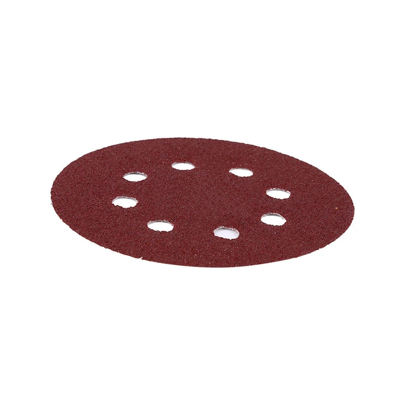 

10Pcs 60-1000 Grit 8 Hole Loop Sanding Discs Orbital Sander 125 mm 5 inch Hook Pad
