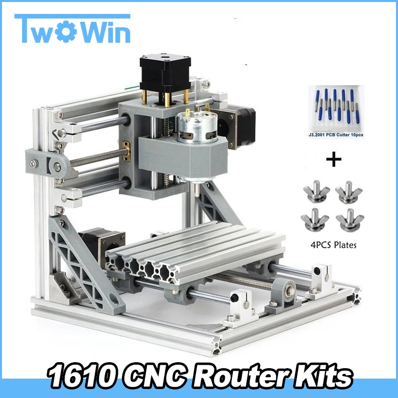 

GRBL control DIY CNC Router Kits 1610 mini CNC machine,working area 16x10x4.5cm,3 Axis Pcb Milling machine,Wood Router