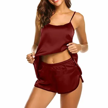 

Babydoll Pijamas Sleepskirt camisola Das mulheres Lingerie Sexy Sleepwear Laco De Cetim Chemise Chemise Nuisette Femme De Nuit