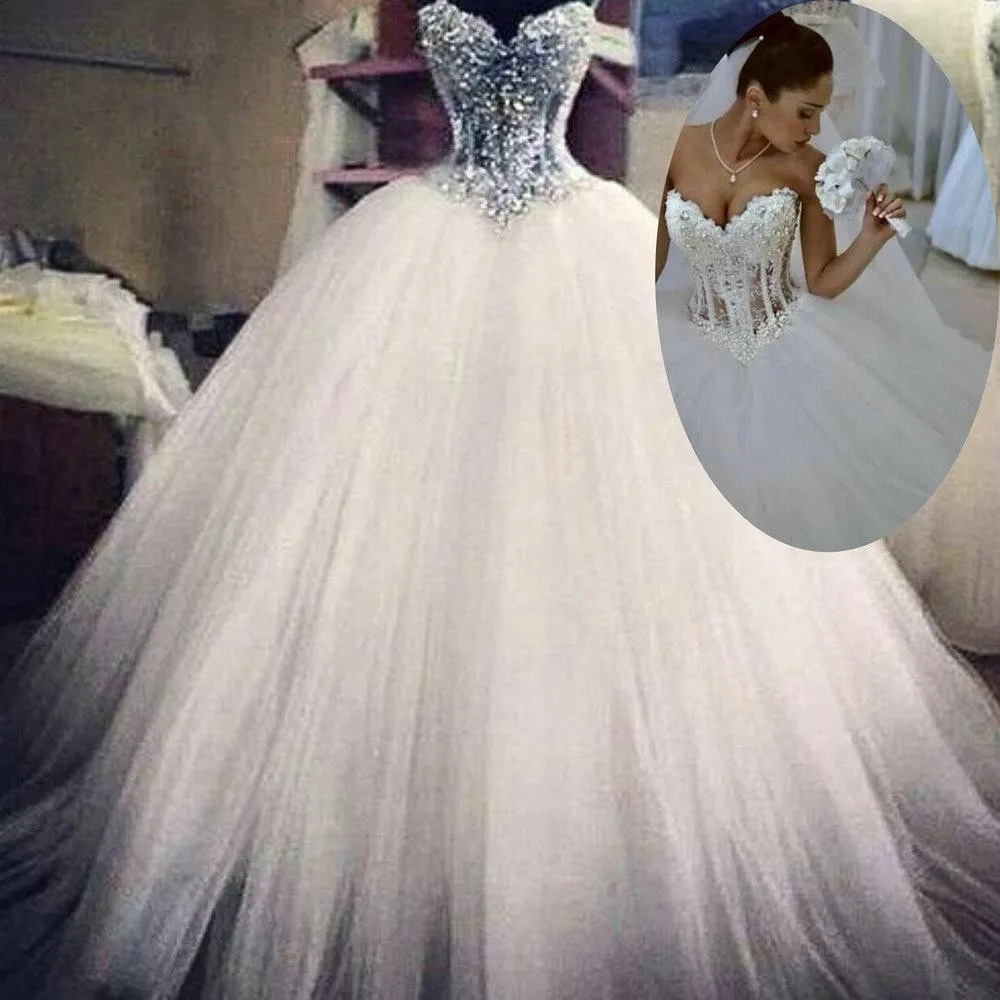 Robe-De-Mariage-Luxury-Crystal-Beaded-Wedding-Dresses-2016-Sexy-Sweetheart-Open-Back-Tulle-Ball-Gown