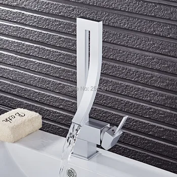 

Bathroom Basin Faucets Art Design Mixer Faucets Silver Hotel High Quality Wash Basin Hot And Cold Mixer Taps Deck Mounted ZR680