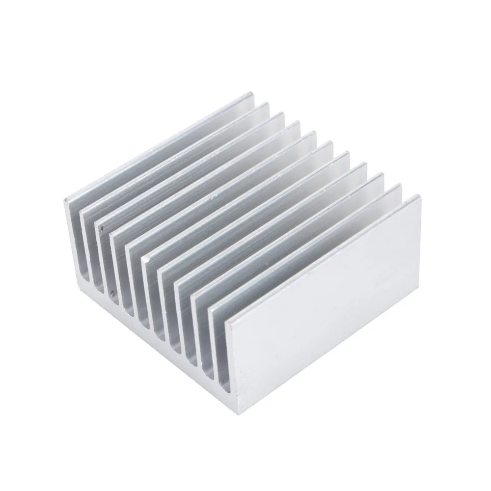 Professional Aluminum Heat Sink 40X40X20mm Metal Cooler Grille Shape