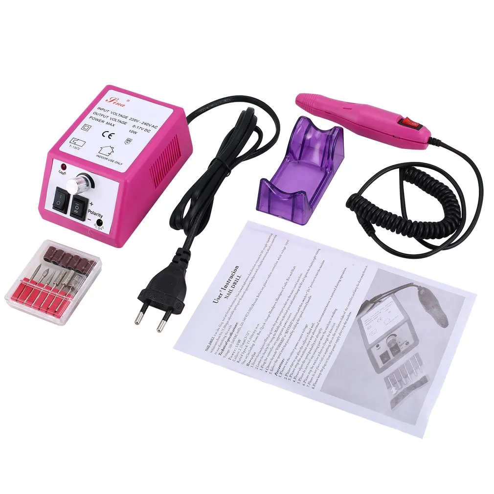 

Electric Nail Drill Machine Nail Grinder Manicure Pedicure Files Tools Kit Nail Polisher Grinding Glazing Machine