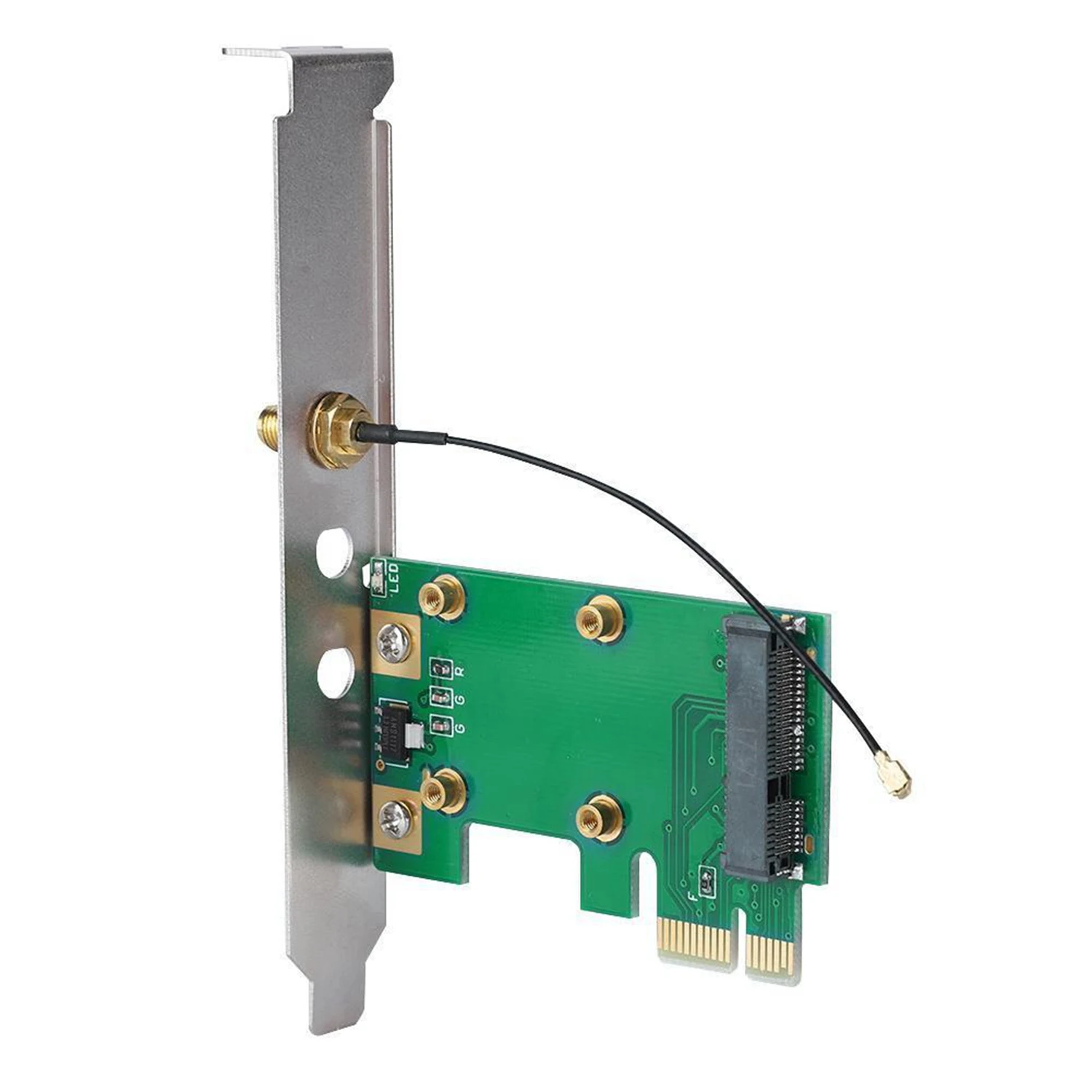 Беспроводной адаптер Wi-Fi Mini Pci-E к Pci-E конвертер карта настольный Gm