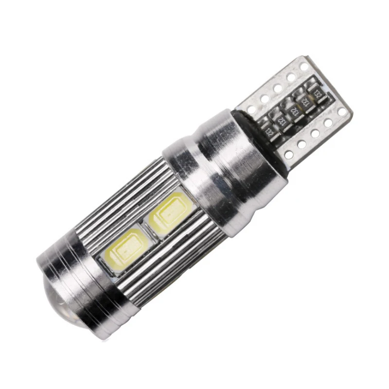 

10Pcs 5630 Decoding T10 LED Light 10SMD Wide Light 5630-10 Light Solution