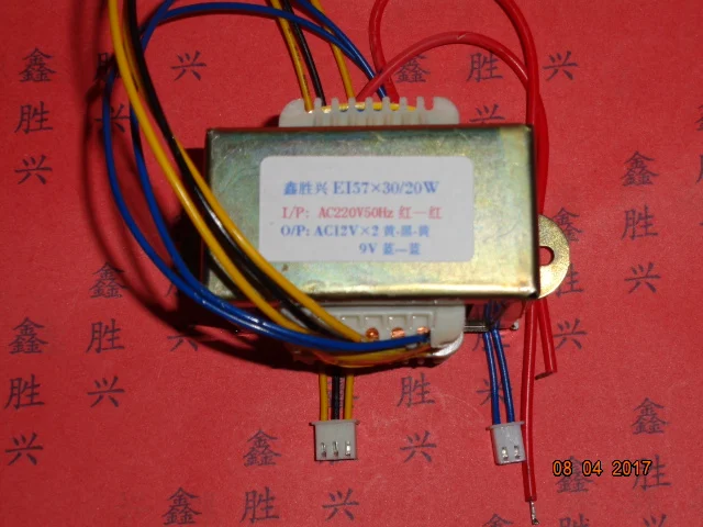 12V 0 0.75A 9V 0.2A трансформатор 220V вход 20VA EI57 * 30 мультимедийный динамик сабвуфер для