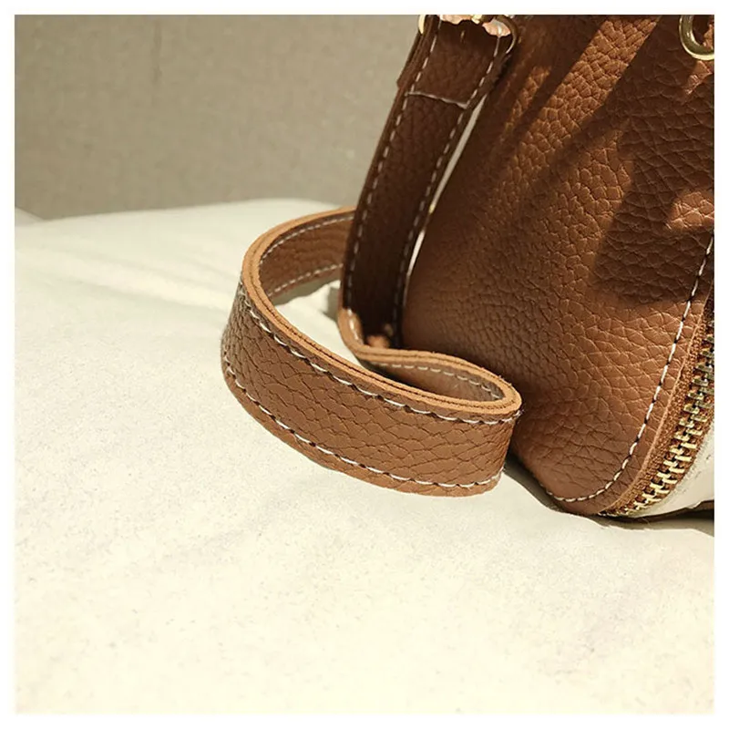 Women Handbag String Bucket Composite Bag Female Fashion Crossbody Shoulder Bag Ladies Tassel Messenger Bag Travel Tote SS7379 (21)