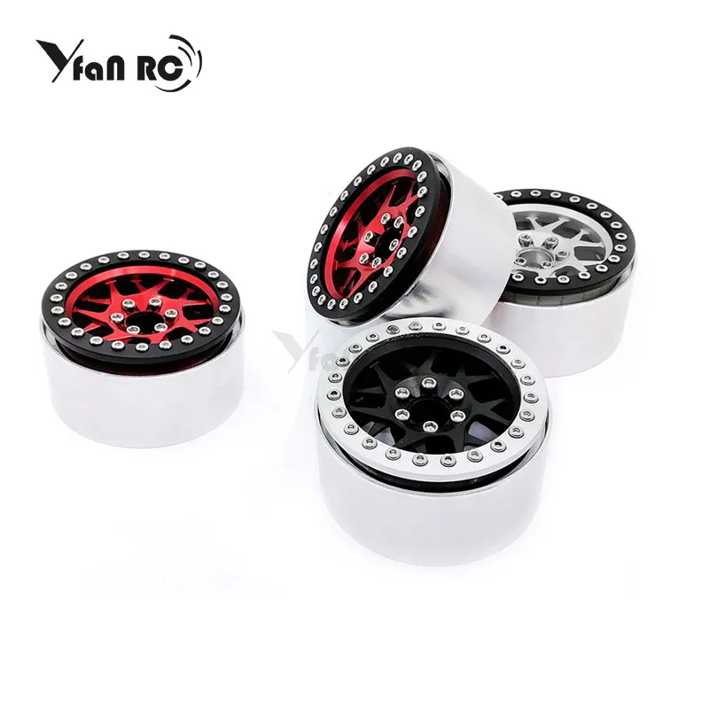 

4PCS Metal 2.2 Inch Wheel Rim for 1/10 RC Crawler traxxas trx4 Axial SCX10 RR10 90053 Wraith 90056 90045 90048 Free shipping