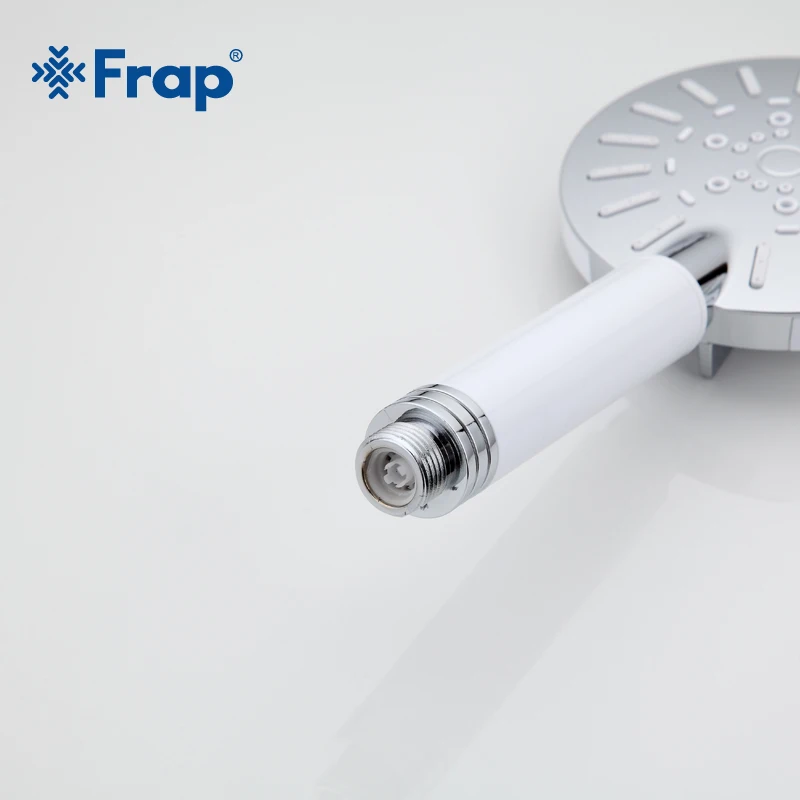 Frap أربعة البلاستيك abs رأس دش توفير المياه الضبط جولة الأبيض عقد اليد حمام دش الحمام اكسسوارات f008 Frap أربعة البلاستيك abs رأس دش توفير المياه الضبط جولة الأبيض عقد اليد حمام دش الحمام اكسسوارات f008