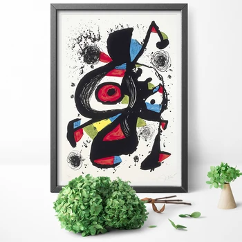 

Joan Miro Famous Paintings Abstract Wall Art Canvas Painting Poster Canvas Print For Living Room Home Decor No Frame