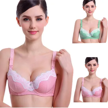 

New Pregnancy Underwear Women Feeding Nursing Solid Cotton Wirefree Bra Sujetador Lactancia Casual Underwear For Pregnant Women
