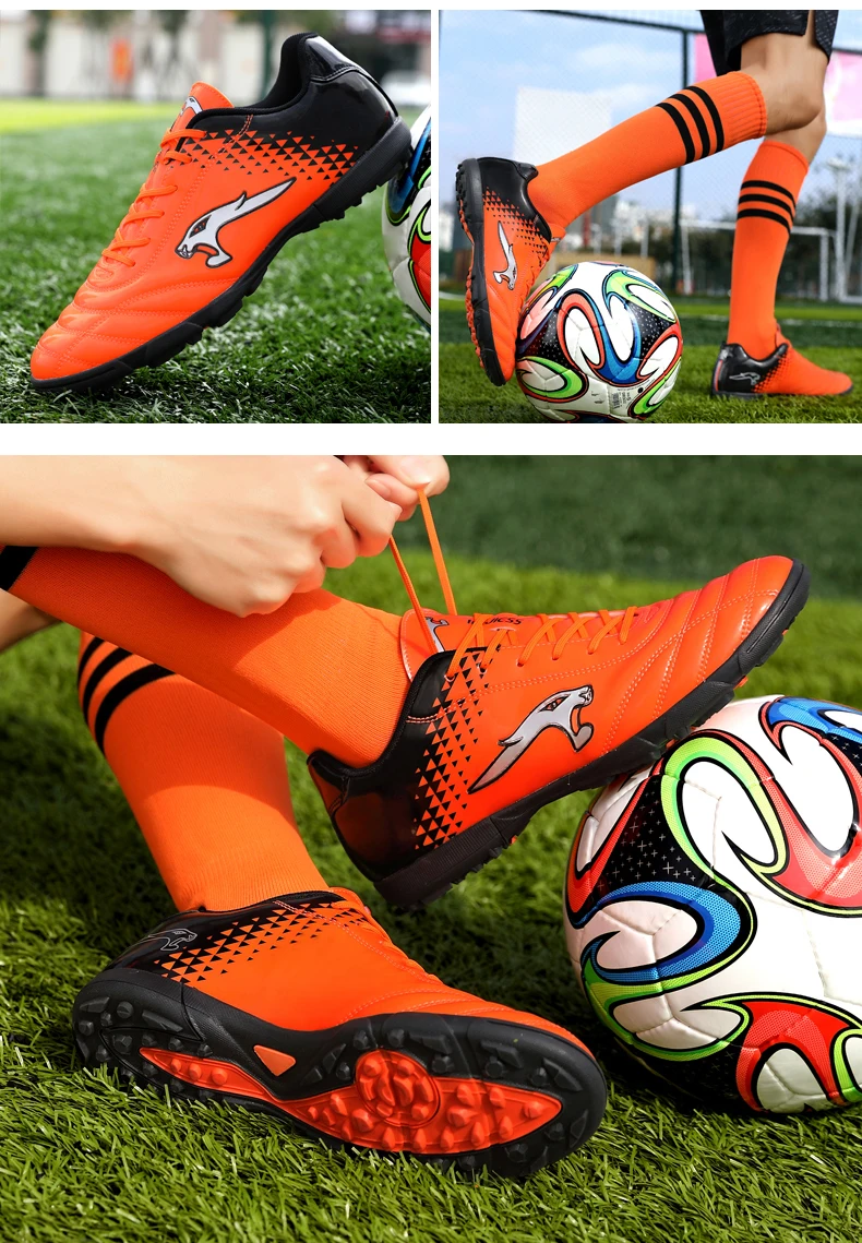 Лев крик брендовые футбольные кроссовки профессиональный футбол Suferfly Futsal носок бутсы тренировочная спортивная обувь ребенок дерн и Спайк