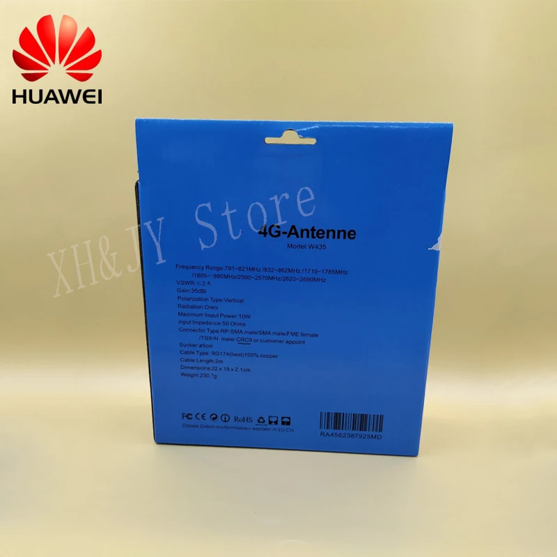 35dBi 4G LTE антенна с TS9/SMA/CRC9 разъем 2 м кабельная для huawei E392 E398 E589 E5372 E5375 E5756 E5776 ZTE