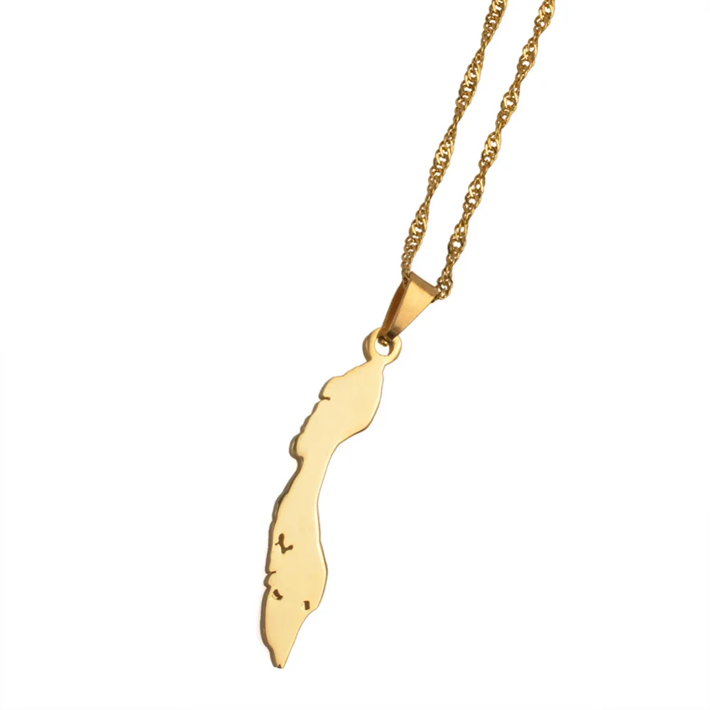 

Curacao Islands Map Gold Color Pendant Necklaces Jewelry Maps Gifts #J0324