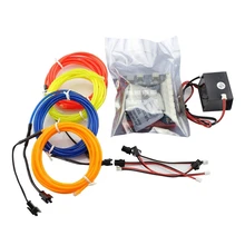 Elecrow 8-Channel EL Shield Kit for Arduino 5V Inverter EL Wires 2M Adaptor Electronic Luminescence Colorful LED DIY Project