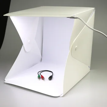 

30cm Led Light Mini Photo Studio Box Photography LED Light Room Tent Tabletop Shooting Soft Box Accessories Backdrops Lightbox
