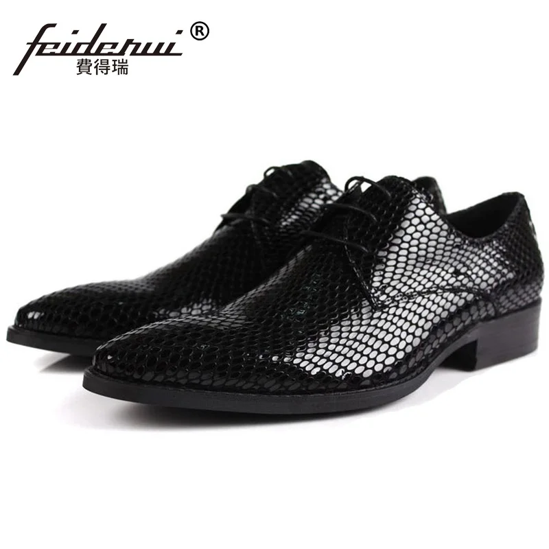 snakeskin dress shoes