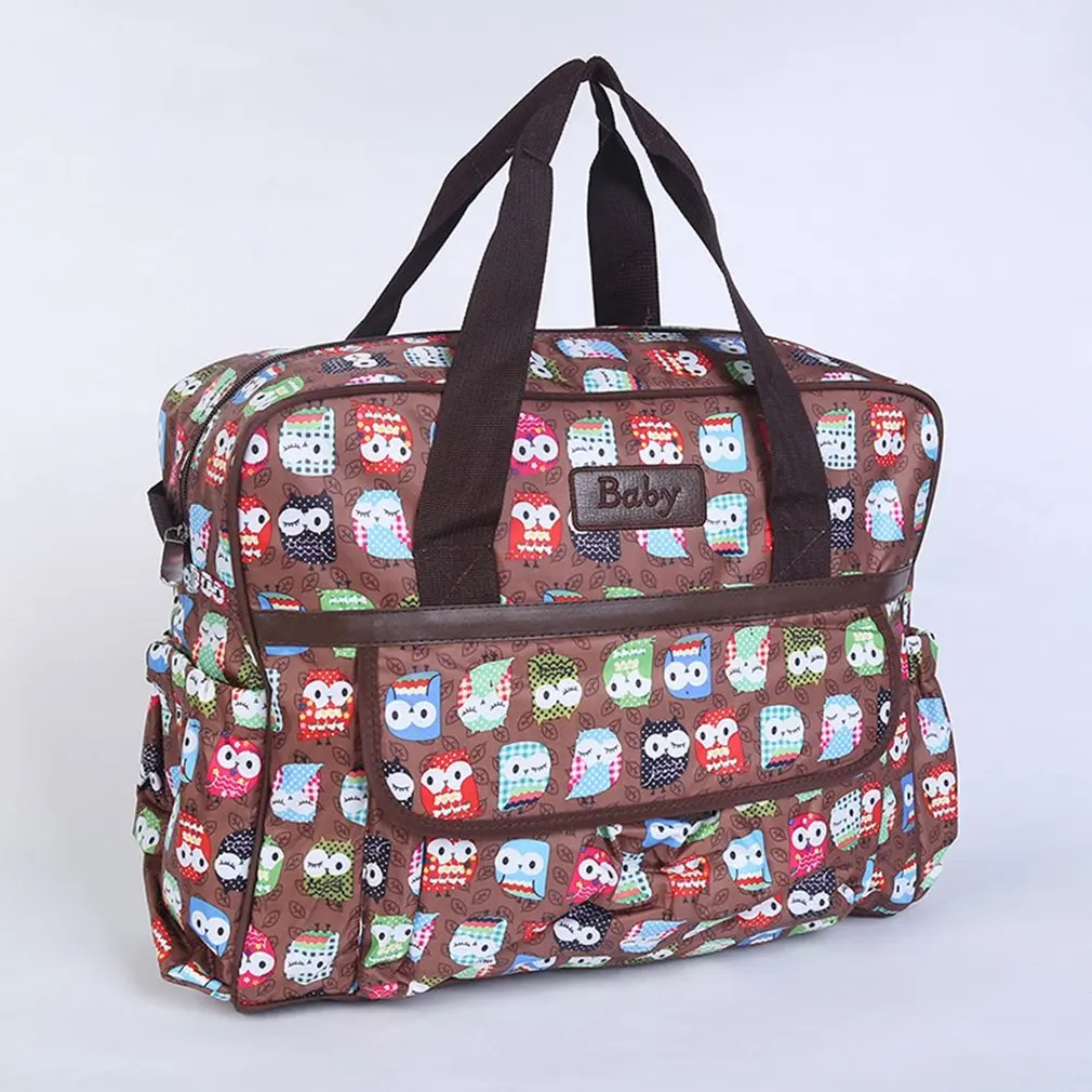 

Large Capacity PVC Mummy Bags Cartoon Shoulder Handbag Nappy Maternity Sets for Baby Pregnant Multifunctiona diaper bags 2018