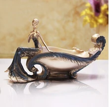 European resin beauty wine rack craft living room TV cabinet ornaments creative housewarming decorations moving wine