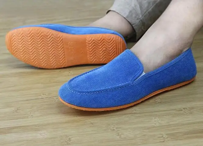 

2018 fashion big boy velvet shoes multicolor flat shoes