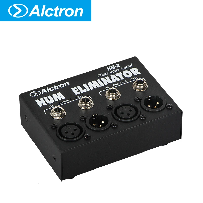 Alctron HM-2 hum eliminator to reduce the noise for professional recording studio,living stage,concert such occasions