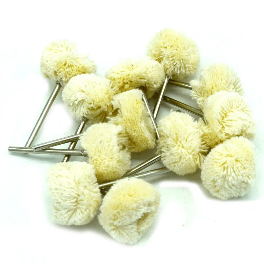 

100pcs Cotton Thread Polishing Wheels Jewelry Metals Grinding Rotary Tools