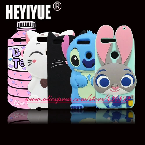 

For Huawei Honor 8 Case Cute 3D Silicon Cat Cartoon Soft Phone Back Skin Cover for Huawei Honor 8 5.2 inch