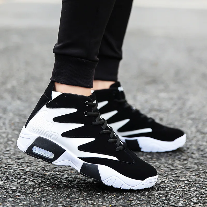 Hombres marca cesta para hombre transpirable zapatos para caminar de los hombres zapatos cómodos del Deporte Hombre baloncesto High top Sneaker