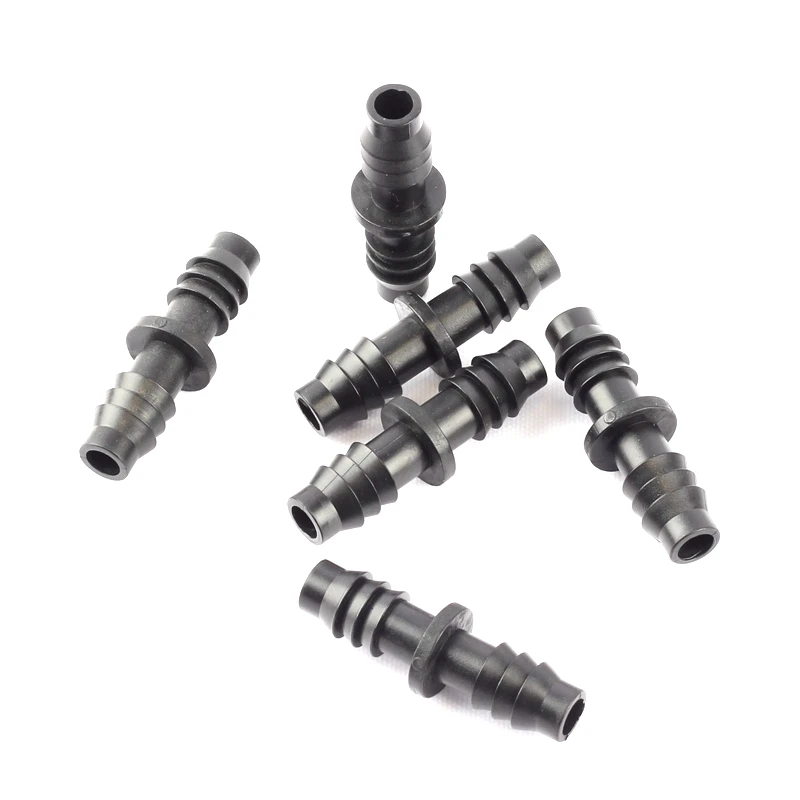 200pcs 8/11mm 9/12mm Garden Irrigation Hose Repair Connectors I.d 89mm