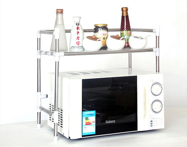 Yontree High Quality Multifunctoin Round S Microwave Oven Shelf Yontree High Quality Multifunctoin Round S Microwave Oven Shelf Single Floor Type Kitchen Storage Holder In Holders Racks From Home Garden