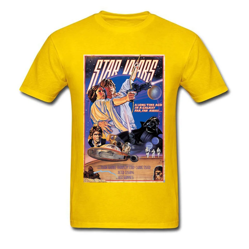 Star Wars Poster Stamp T Shirt Princess Leia Darth Vader Yoda Chewbacca Tshirt Star Wars Vintage Avengers Endgame T-Shirt Men