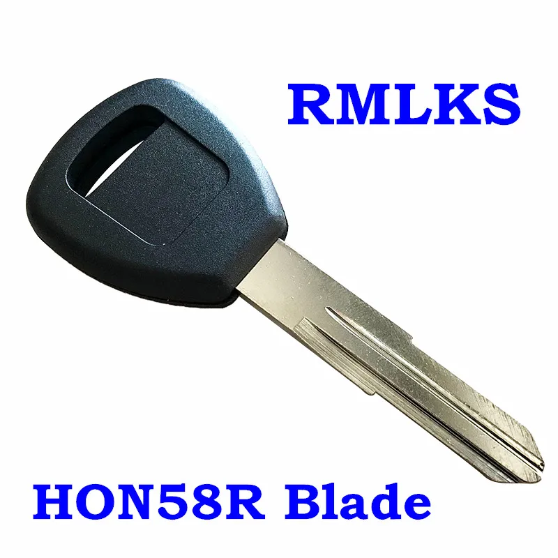

RMLKS High Quality Car key Shell Cover Transponder Key Case Chip Shell Uncut HON58R Blade With ID48 ID13 8E T5 ID46 Chip