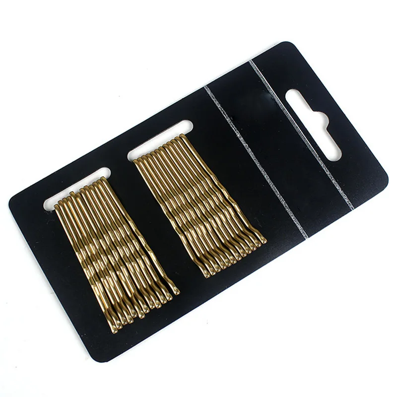 

24Pcs/Set Women Gold Black Hair Clips Wave Hair Pins Wedding Hair Alloy Jewelry Bobby Pin Clip Girls Hair Styling Accessories