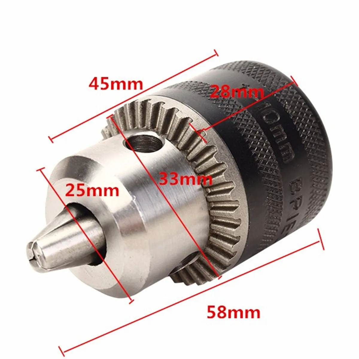 CHUNSHENN Power Tool Accessories 1-10mm Metal Stable Keyed Drill Chuck Convertor 100 Angle Grinder Drill Chuck M10 Thread Cutting Tools CHUNSHENN Power Tool Accessories 1-10mm Metal Stable Keyed Drill Chuck Convertor 100 Angle Grinder Drill Chuck M10 Thread Cutting Tools