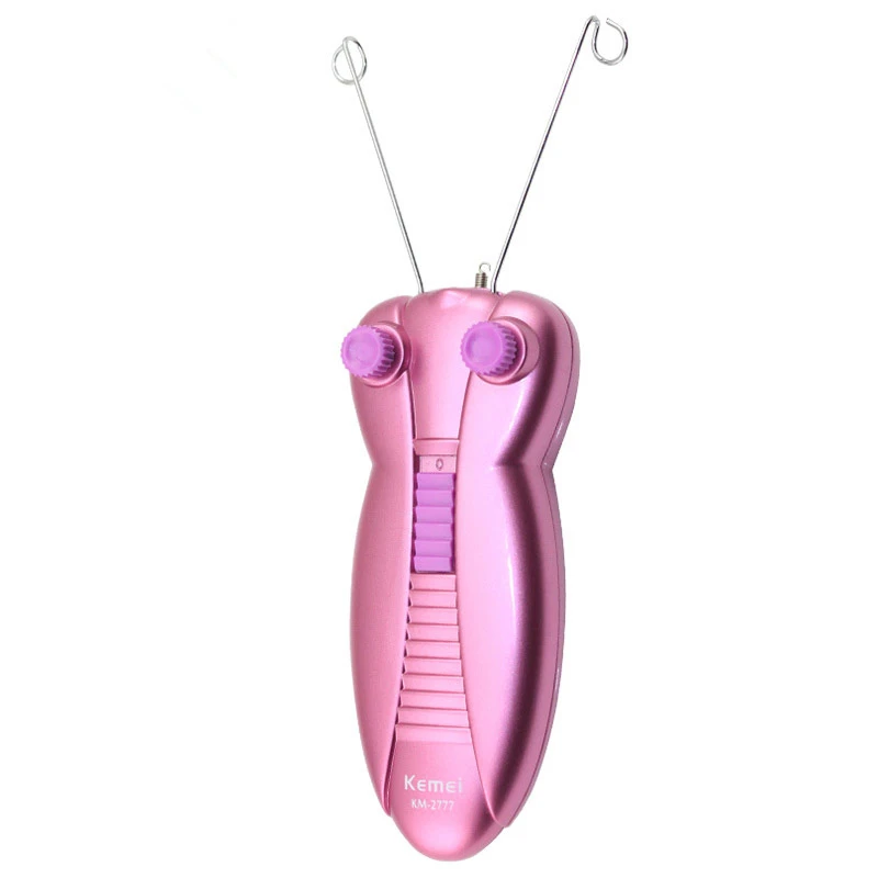 

Lady Electric Epilator Butterfly Design Face Cotton Thread Defeather Epilator Women Facial Hair Remover Machine