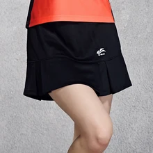 Спортивная теннисная юбка для бадминтона быстросохнущая дышащая тонкая Однотонная юбка для бадминтона