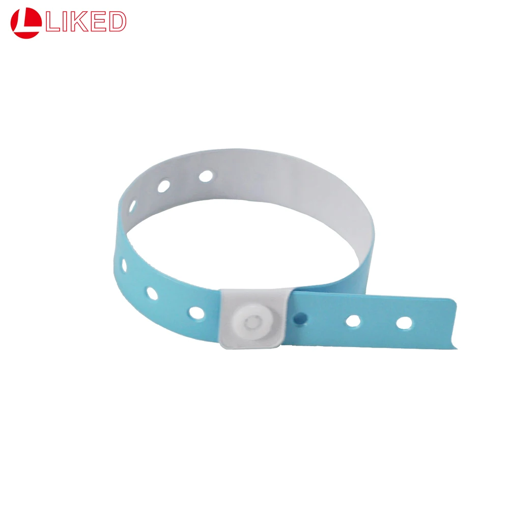 Blue Plastic Wristbands 100 Pack Wristbands For Eventsin Party