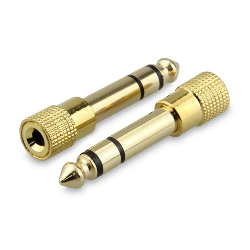 

Professional 3.5mm Female to 6.5mm 1/4 Male Headphone Jack Adapter Plug Stereo Audio