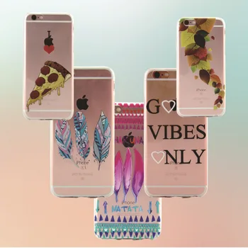 

Case Cute Cake Leaf Feather Phone Cases Mobile Phone Case Back Cover Case Capa Coque For Iphone X 6 6s Plus 7 Plus 5 5s 8 Plus